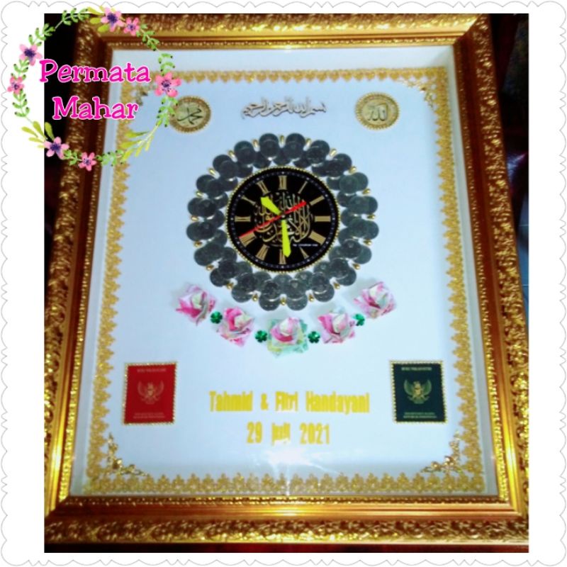 Mahar Nikah, mahar jam koin, mahar cantik, mahar unik