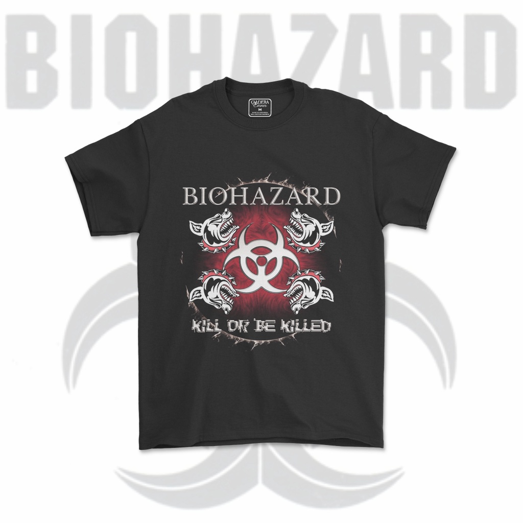 KAOS BIOHAZARD / BAJU BAND BIOHAZARD / BAJU BAND METAL ROCK / V1