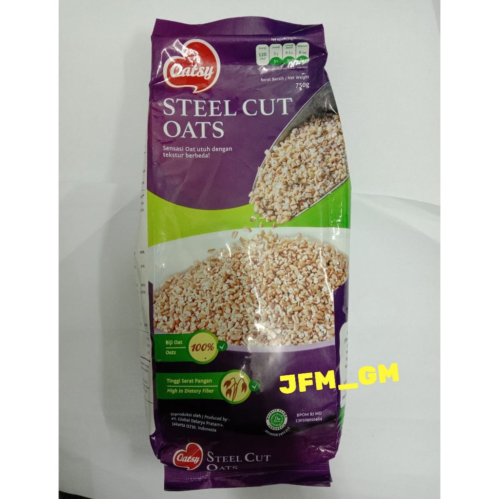 

OATSY STEEL CUT OATS 750GR / MAKANAN OATS MURAH