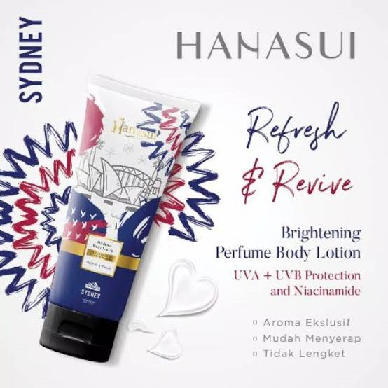 Hanasui Brightening Parfume Body Lotion