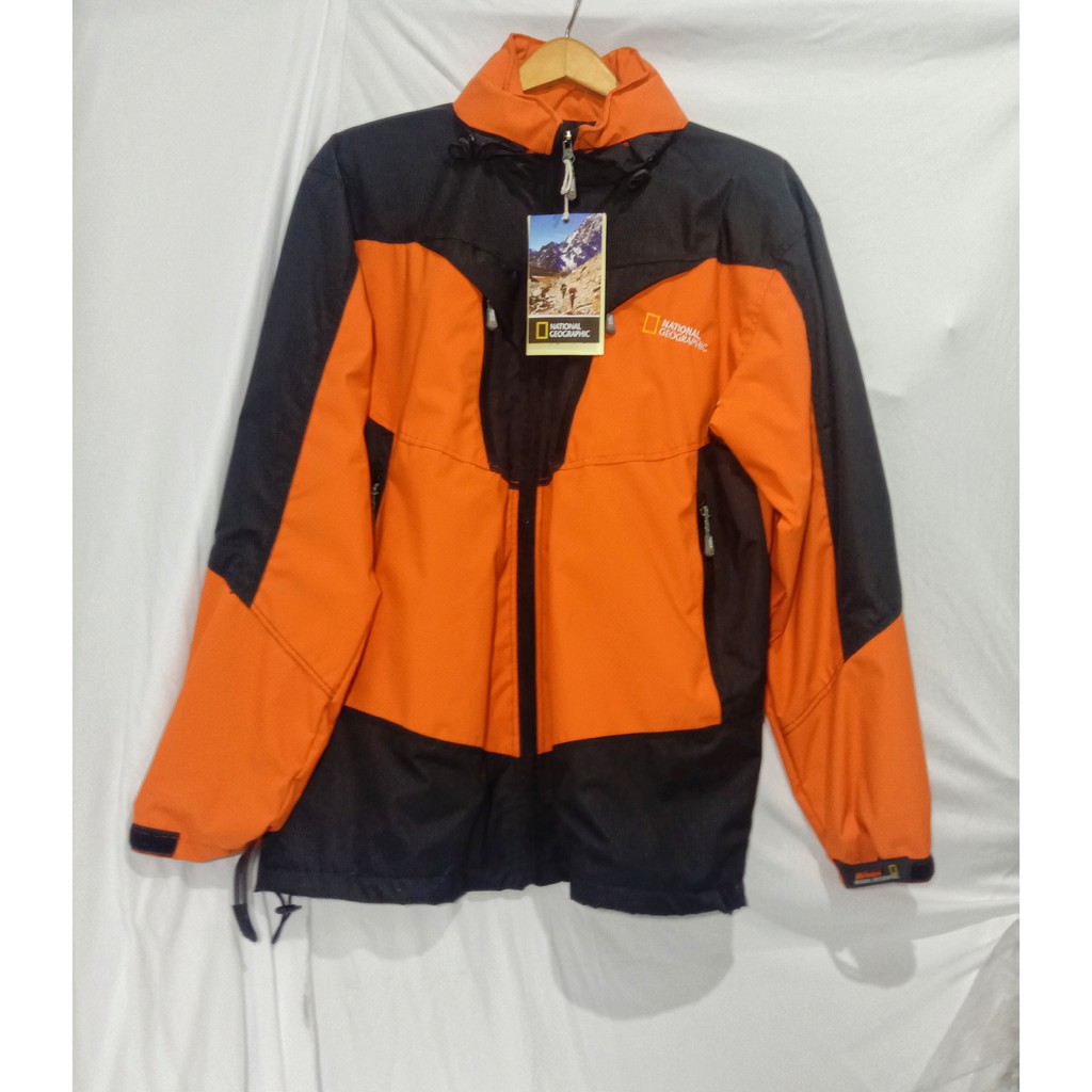 Jacket Gunung Mountain Jaket Waterproff Outdoor Hoodie Waterproof National Geographic