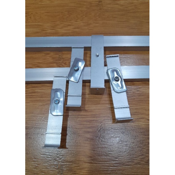 double bracket/kaki rel kotak alkan gorden