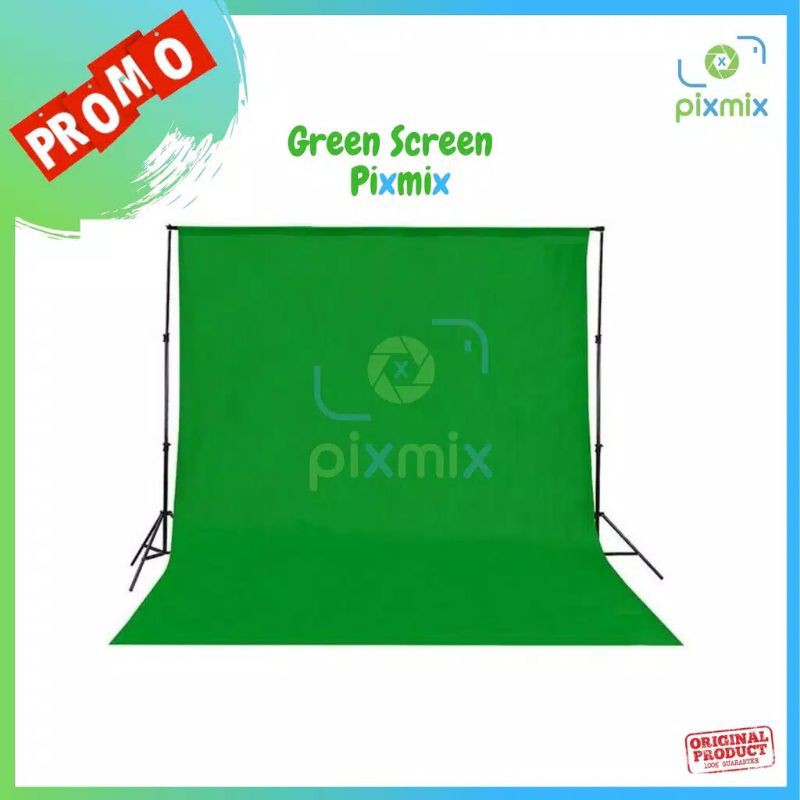 Background polos / background foto studio - 2.4 x1 Meter - Green