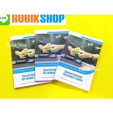 QIYI SECRET TUTORIAL BOOK / BUKU RUMUS RUBIK CFOP CROSS F2L OLL PLL 5S6