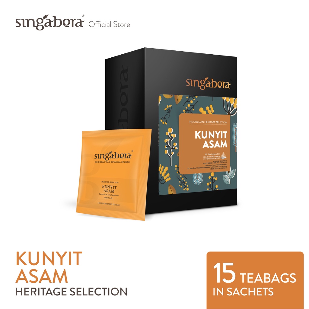 

Singabera Kunyit Asam-Heritage Selection-15 Teabags In Sachet