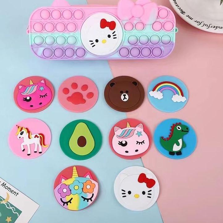 

LANGSUNG KIRIM.. KOTAK PENSIL POP IT KARAKTER KOTAK PENSIL POP IT PELANGI DAN MAKARON