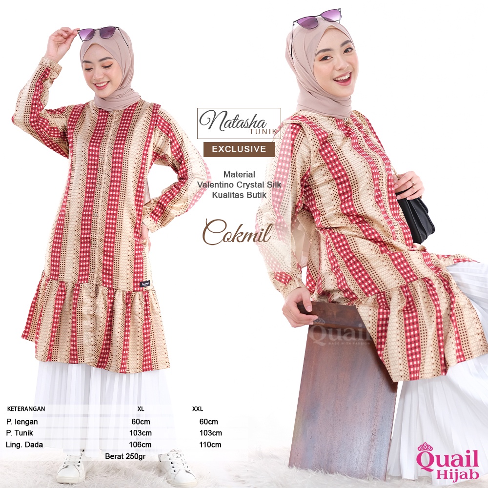 Quail Hijab - NATASHA EXCLUSIVE TUNIC