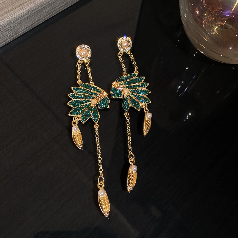 Anting AT 174 Anting Panjang Unik Lucu Keren Fashion Wanita / Anting Pesta /BS