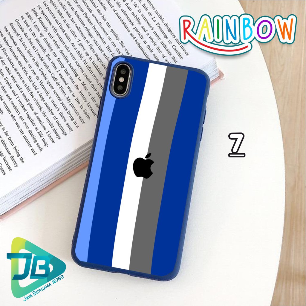 Softcase RAINBOW Oppo A3s A31 A52 A92 all type JB4574