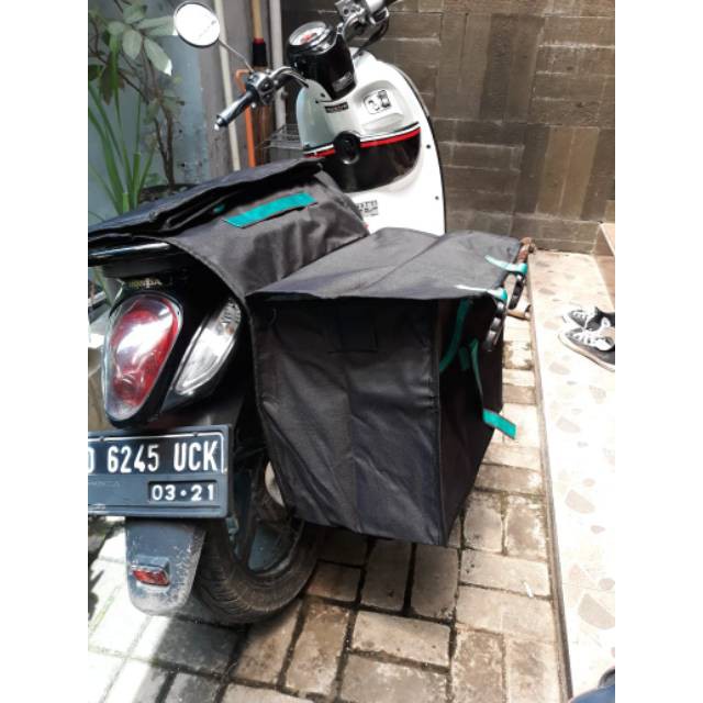 TPO Tas Keranjang Tas Pos Motor Tas Obrok Tas Delivery Tas Kurir Besar Hitam Terlaris di