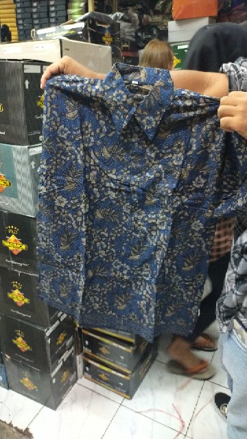 Size M L Xl Xxl Xxxl Bswart Batik Hrb026 Kenongo Hem Panjang Pekalongan M L Xl Batik Pria  Bw 002