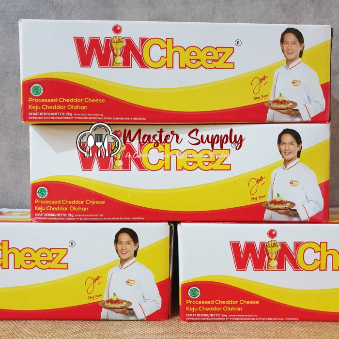 

fe20111 Keju Wincheez 2 Kg / Keju Cheddar / Cheddar Cheese Block Wincheez Xa201As