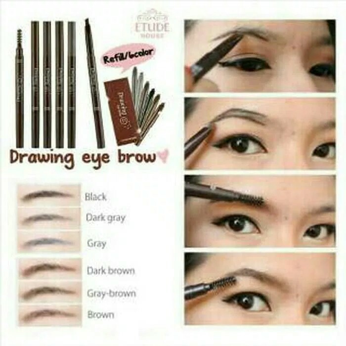 ETUDE HOUSE DRAWING EYE BROW + BRUSH BEST SELLER