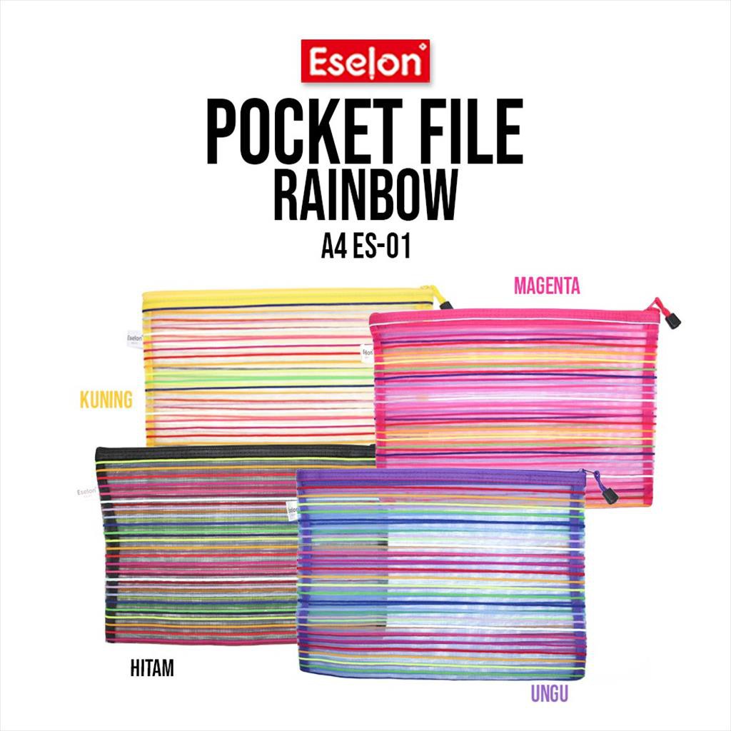 

Pocket File Rainbow A4 ES01 ESELON / Pocket File / Tempat Alat Tulis