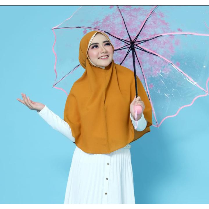 (PROMO) JILBAB INSTAN BERGO MARYAM RENDA / KERUDUNG MARYAM RENDA TERBARU