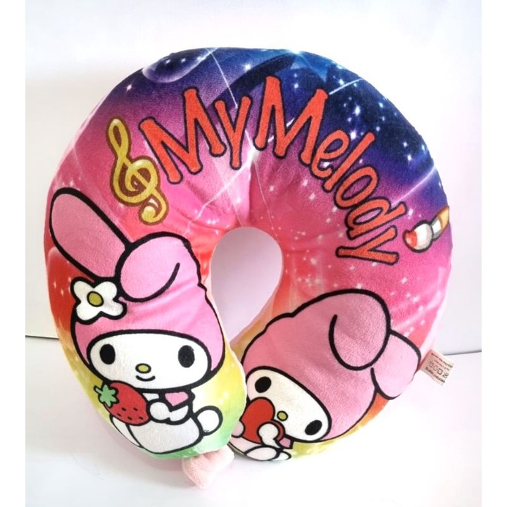 Bantal leher doraemon/unicorn/mymelody/lilostitch (ada kancing)