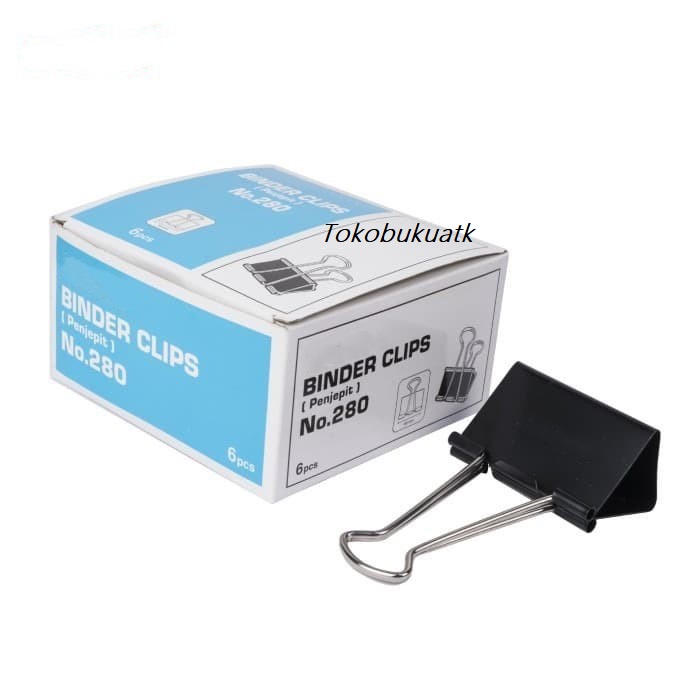 

Binder Clips No.280, Paper Clip Besar
