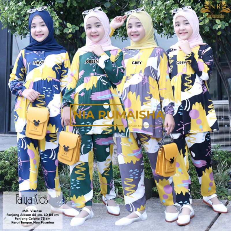 ONE SET KIDS FALYA ORIGINAL BY NIA RUMAISHA