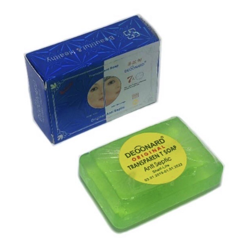 Sabun Deonard biru Transparant Acne