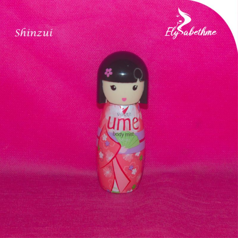 ✿ELYSABETHME✿ shinzui Body mist  spray ume boneka wangi tahan lama lembut halus unik boneka jepang