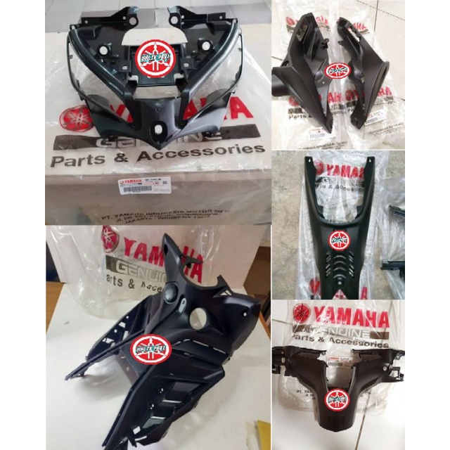 PAKET COVER BODY KASAR YAMAHA JUPITER MX NEW MX-NEW 135 HITAM MERAH OREN BIRU PART ORIGINAL YAMAHA