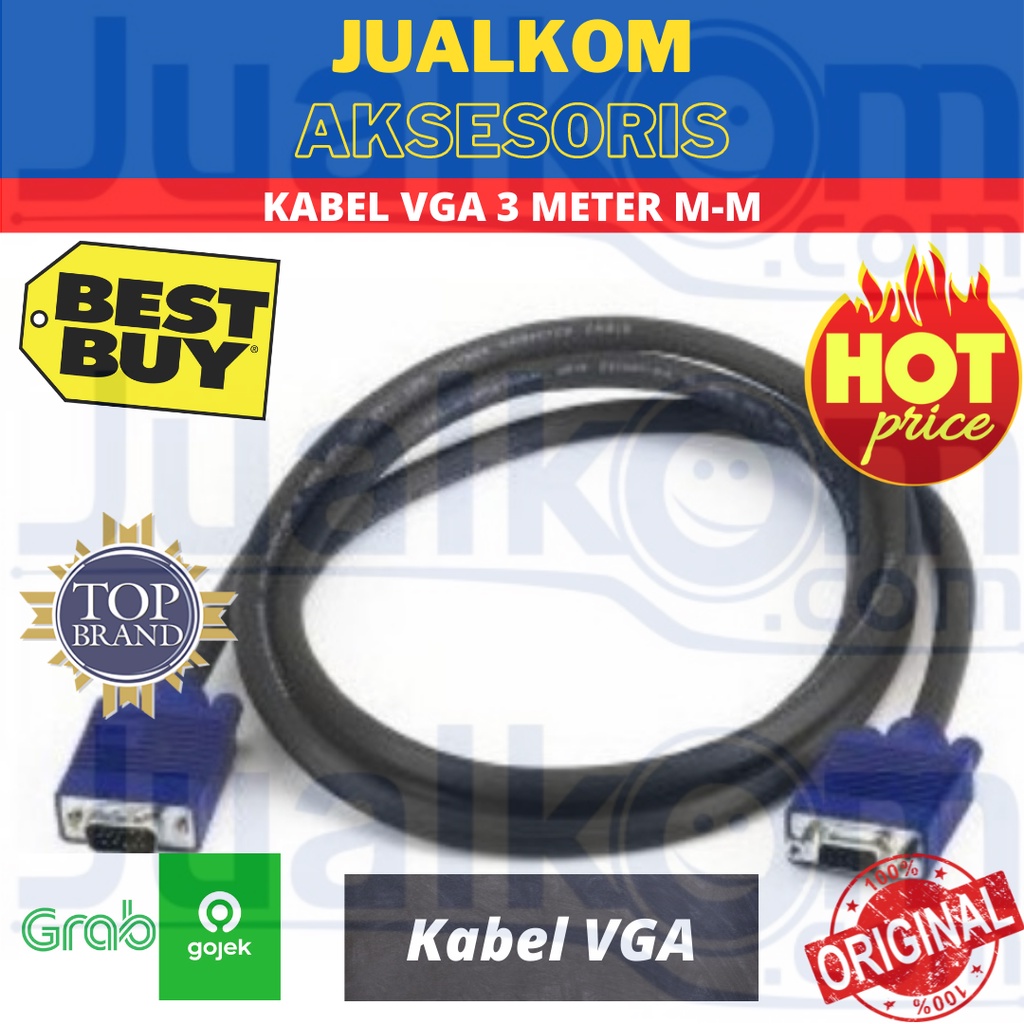 Kabel VGA 3 Meter M-M