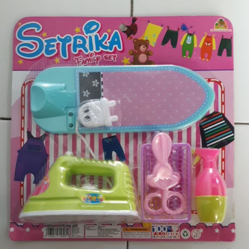 Mainan Setrika Anak / Setrika Family Set