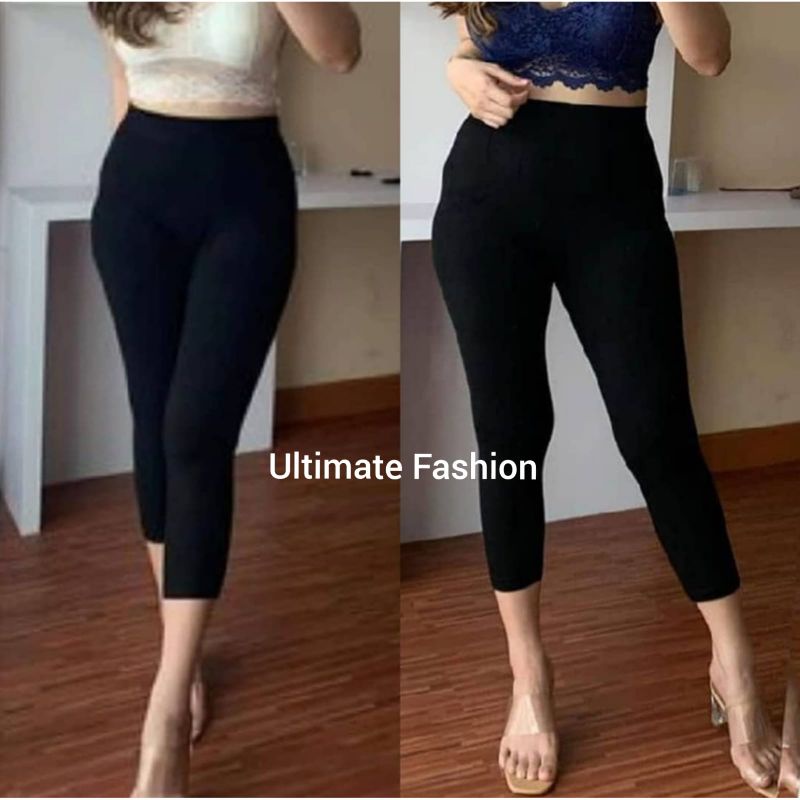 Celana Legging  7per8 Pendek Tebal Fleece Premium Import 702