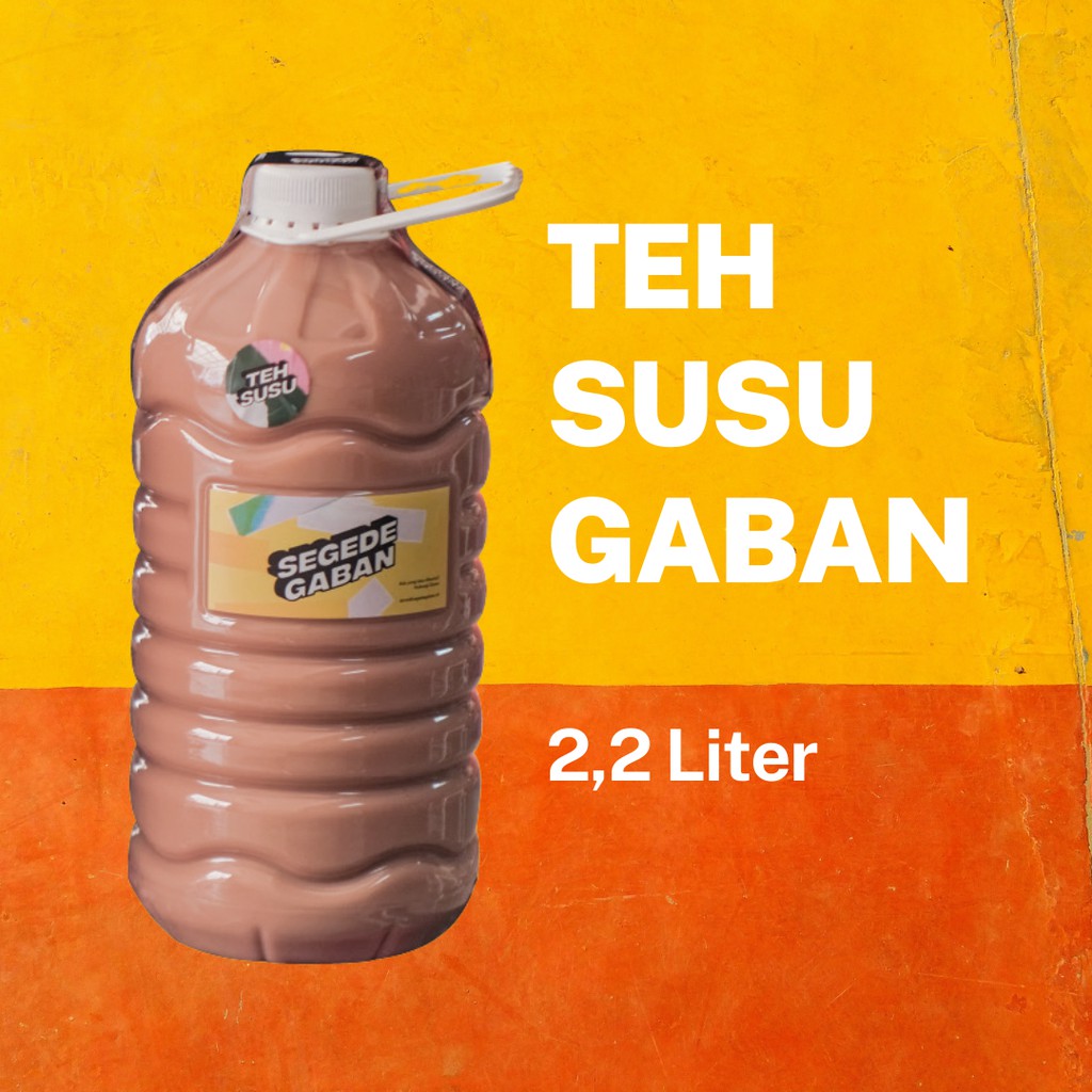 

KOPI GABAN - Teh Susu Gaban SEGEDE GABAN (Galon 2,2 Liter)