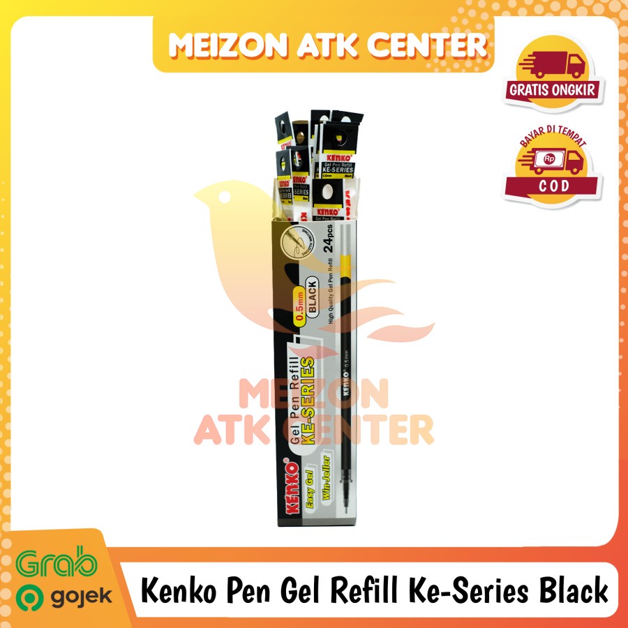 

KENKO Refill Isi Pen Pulpen Ballpoint Bolpen KE SERIES GROSIR [1 PAK ISI 24]
