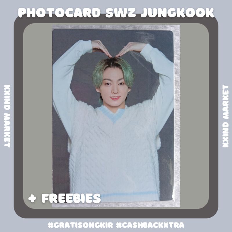 Photocard Jungkook Sowoozoo 5/8 BTS 2021 Muster / PC JK swz / BTS muster / album bts