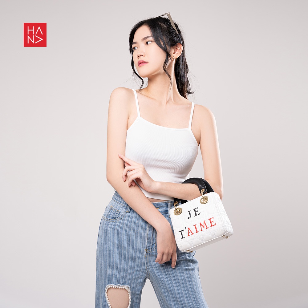 Hana Fashion - Ruby Halter Tank Top Knit Rajut Wanita - TT189