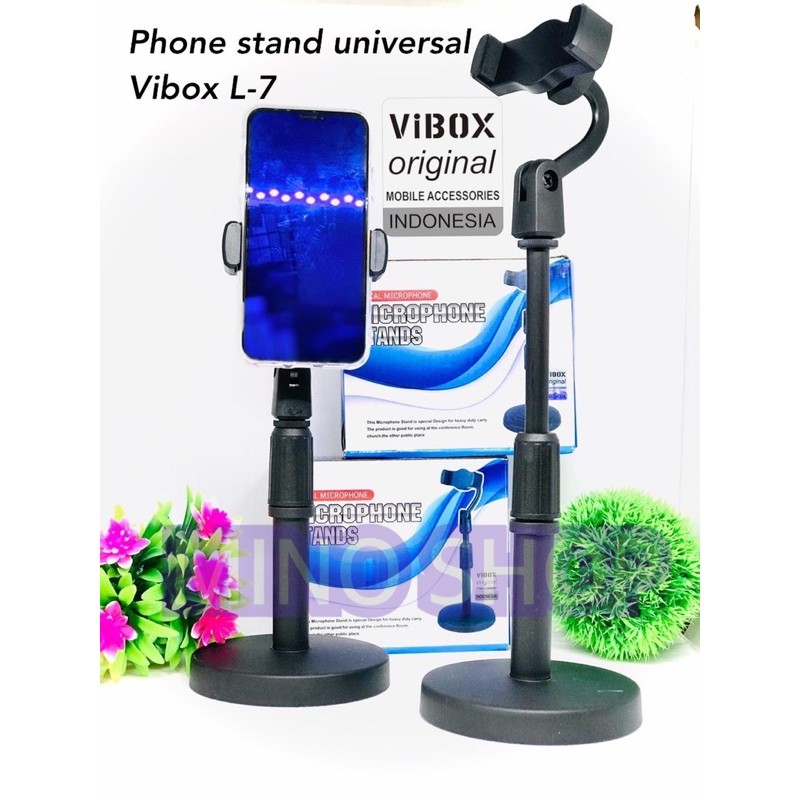 HOLDER STAND UNIVERSAL VBOX L7 360 DERAJAT 2 TINGKAT - HOLDER STAND MEJA