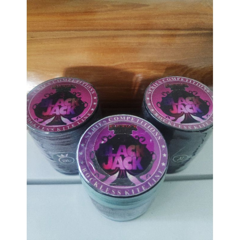 Gelasan Rockless BLACK JACK / Senar Turnamen / Aduan Layangan