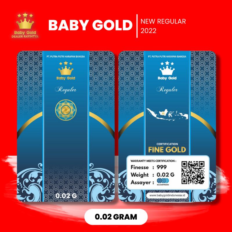 Logam Mulia 0.02 gram Babygold Emas mini Dealer Resmi Bandung Minigram minigold antam COD BANDUNG