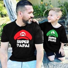 MYSTIQUE.ID-BAJU KAOS FAMILY SUPER MARIO T-SHIRT LUCU DAN AESTHETIC