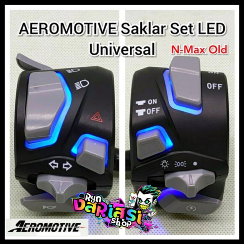 saklar aeromotive vietnam led blue universal nmax pcx vario 125 150 beat street fino vixion ninja