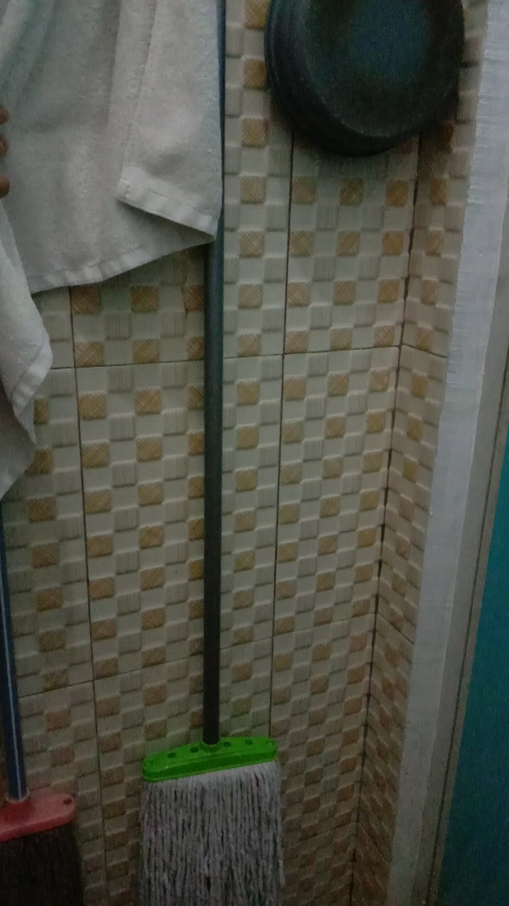 Hawaii Pel Lantai + Gagang / Square Cotton Mop + Metal Handle (l)