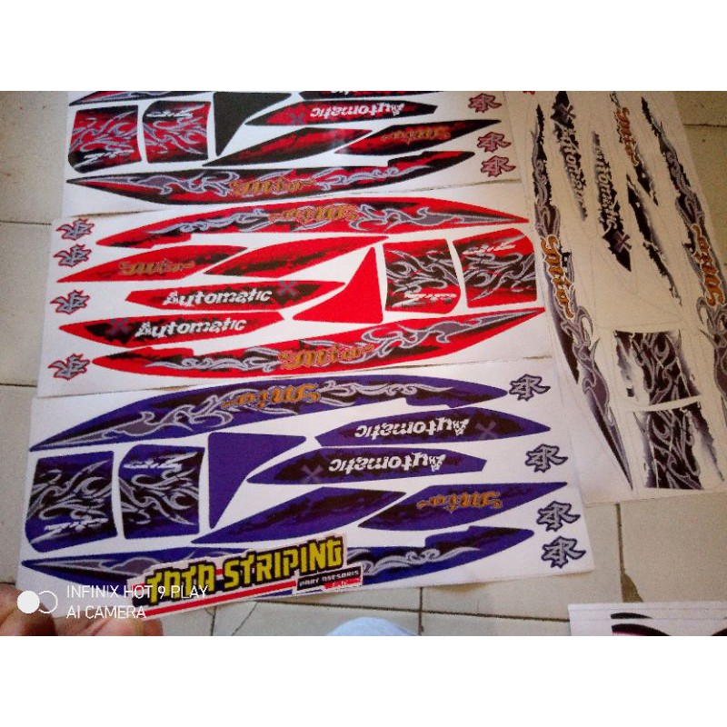 striping stiker soul mx thailand mio soul thailand