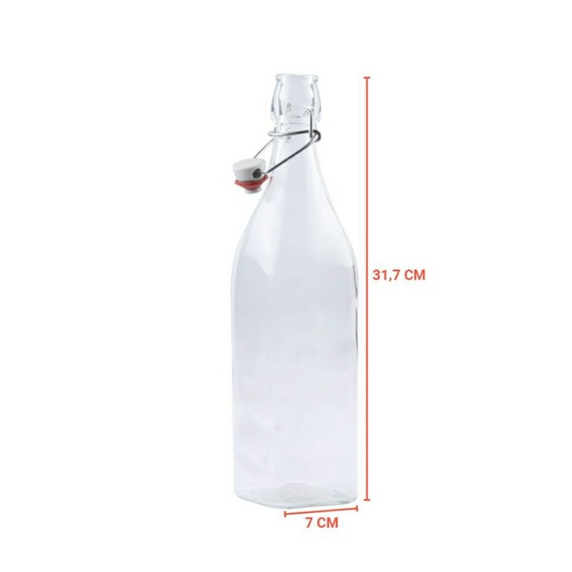 Botol kaca swing 1L