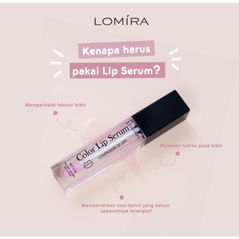 [ READYSTOK LANGSUNG KIRIM ] BPOM LOMIRA LIP SERUM lomira lip serum serum bibir lomira color lip serum lomira lip serum color lip gloss lomira