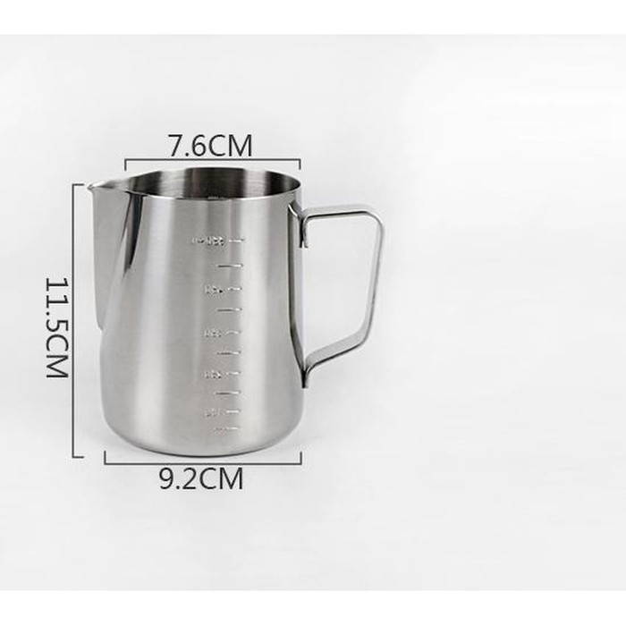 600ml Milk jug stainless steel Mug Tempat Membuat Buih Susu Untuk kopi