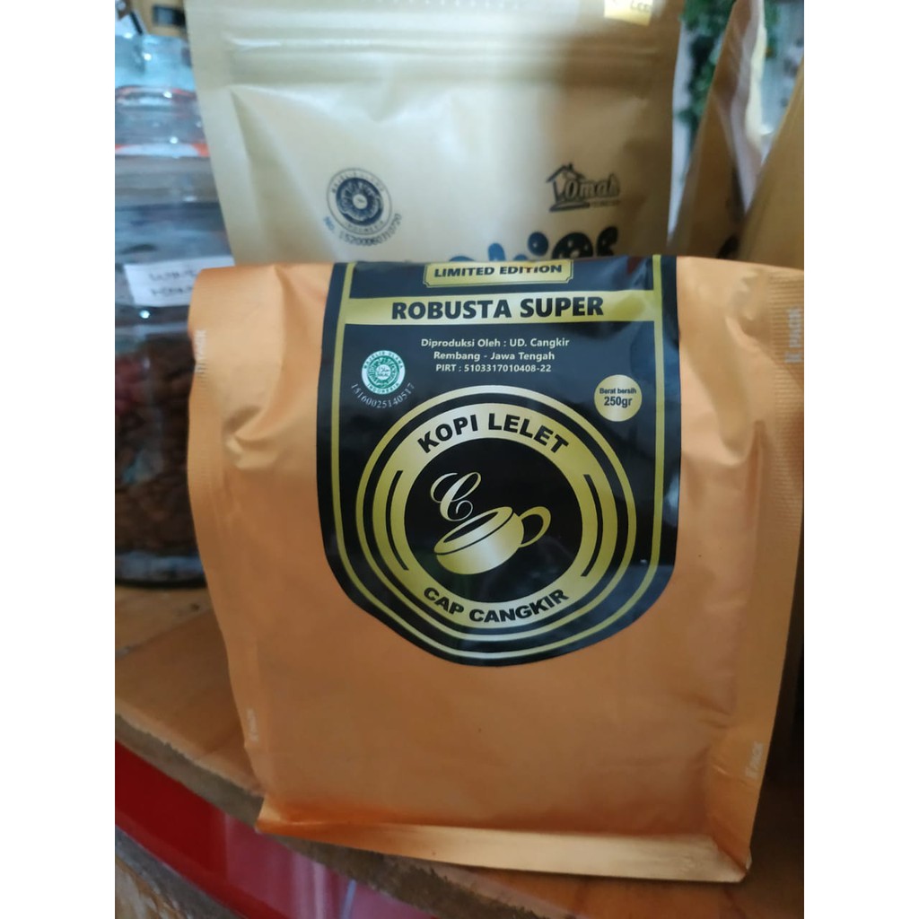 

Kopi Lelet Cangkir Robusta Super 250 gr