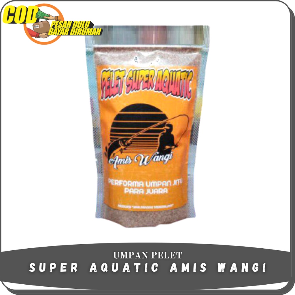 Umpan Pelet Siap Pakai - Pelet Super Aquatic Aroma Amis Wangi Mancing Ikan Mas dan Nila MANTAP - SUP