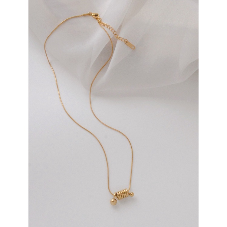 Kalung per titanium anti karat korean style model terbaru