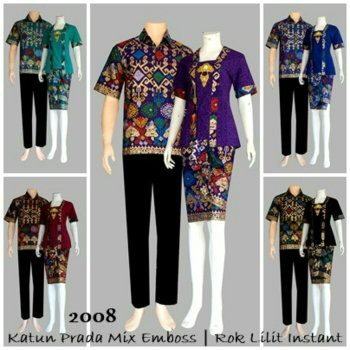 BAJU BATIK COUPLE SARIMBIT GAMIS MODEL KIRANA SERAGAM PESTA HIJAB/KUTUBARU