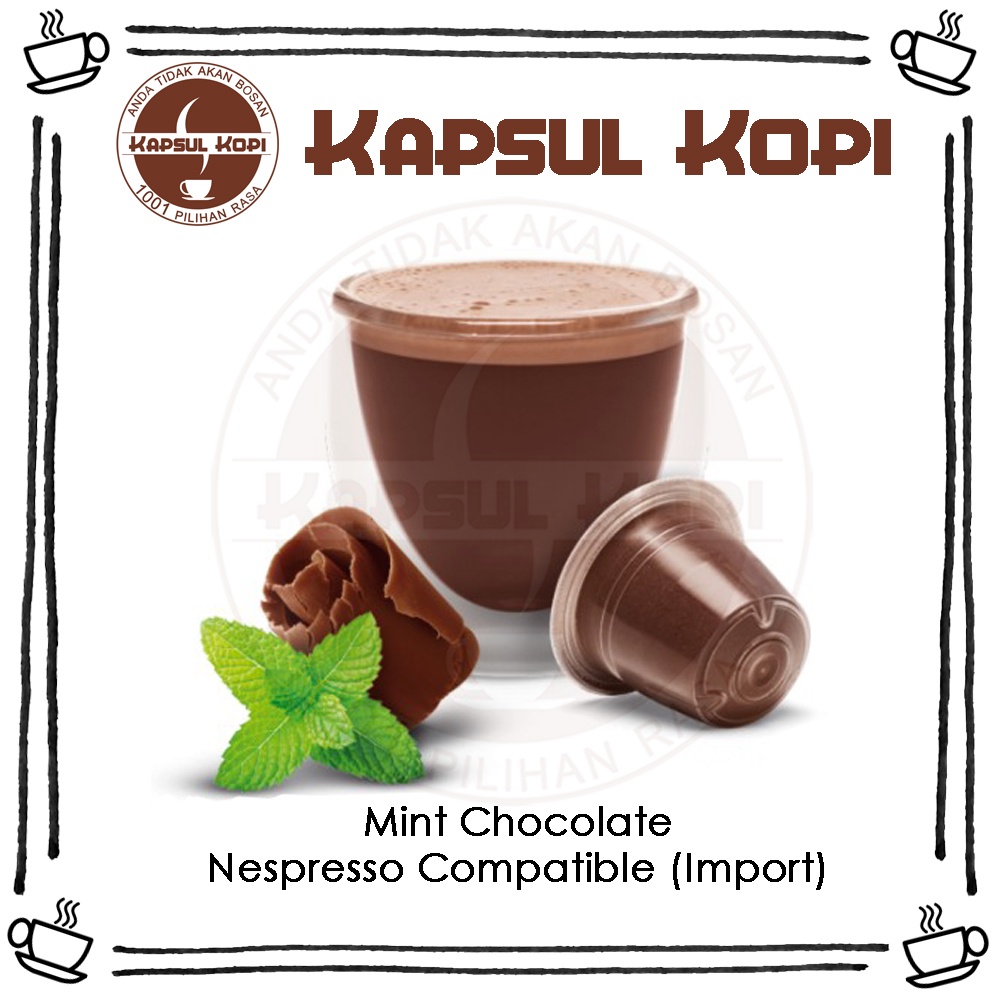 

Ecer Mint Chocolate KapsulKopi Nespresso Compatible Coffee Capsule