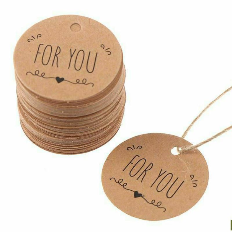 

Hang tag for you hangtag thank you untuk kado hadiah hampers