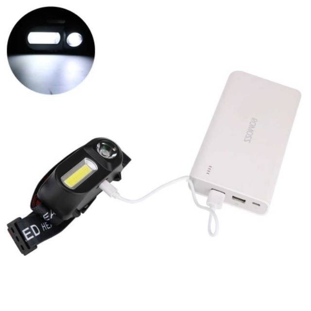 Headlamp Senter Kepala COB LED KX1804 XPE Outdoor Camping Light