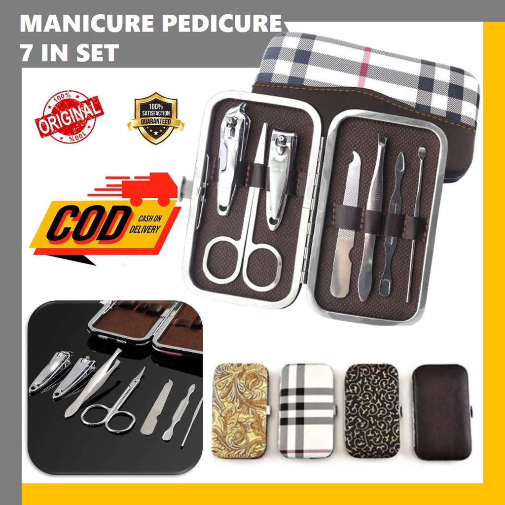 Potong Kuku 1 Set Lengkap / Perlengkapan Manicure Pedicure Gunting Kuku Wanita / Gunting Kuku Set